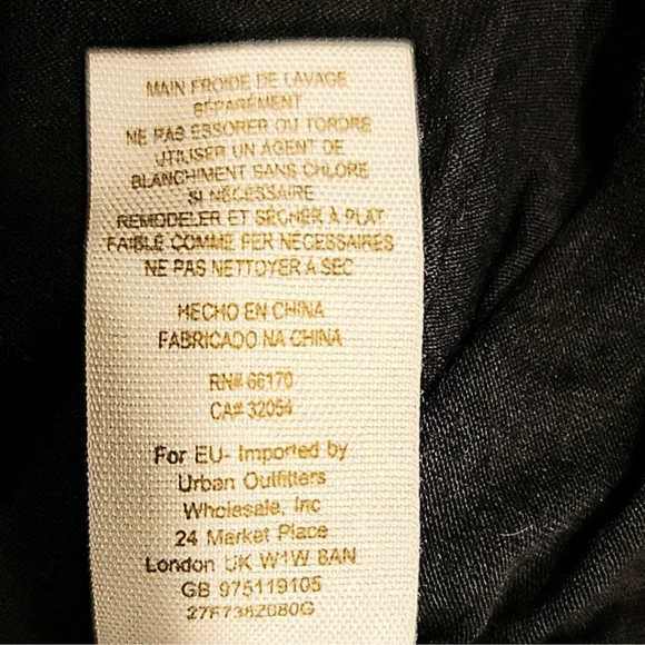 Free People Wild Thing Crochet Knit Black Mini Dress sz S Open Back Long Sleeve - Picture 13 of 15